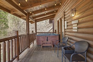 Kabin, 1 kamar tidur | Bathtub spa outdoor