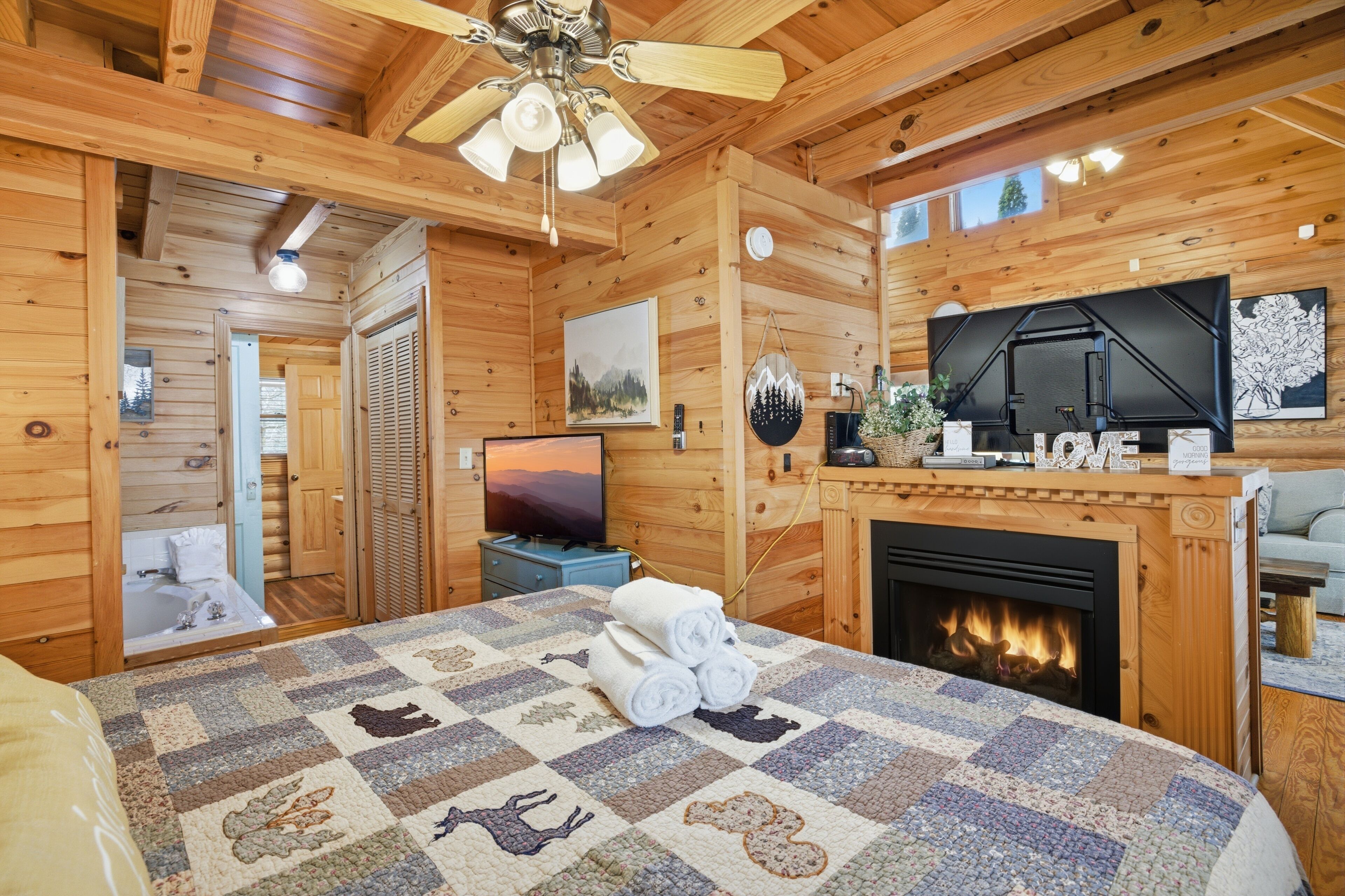 เคบิน, 1 ห้องนอน | 1 ห้องนอน, Wi-Fi ฟรี