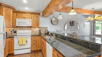 Condo, 2 Bedrooms | Private kitchen | Fridge, oven, stovetop, coffee/tea maker