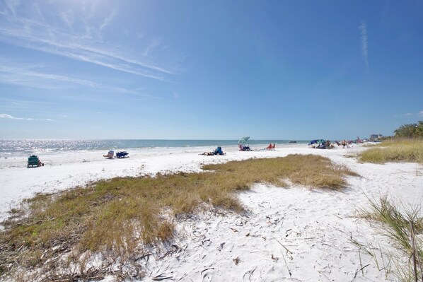 Accommodatie ligt op het strand