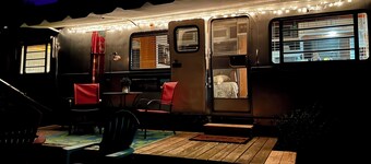 Sweet Vintage Camper in a Fun Farm Setting