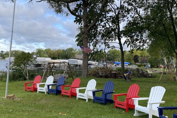 Lake View and Fire Ring