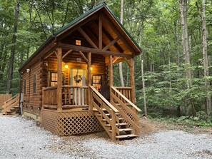 Exterior - cabin in Hocking Hills  Wifi, Walking Trail , close to  Oldman cave attraction. (Laurelville)