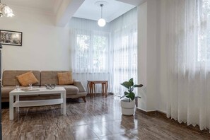 Villa | Living area | Fireplace