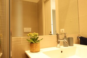 淋浴设施、吹风机、坐浴桶、毛巾