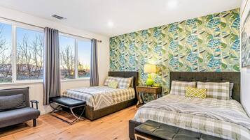 5 habitaciones, tabla de planchar con plancha y wifi gratis