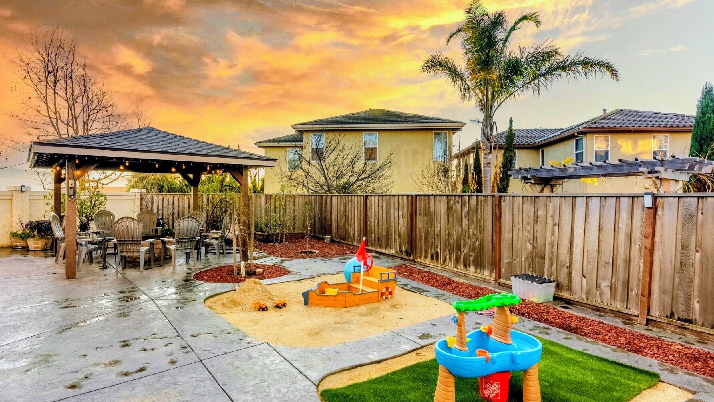 Overnattingsstedets uteområder