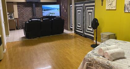 Mega Studio in a quiet Suburban Town.