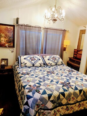 1 bedroom, iron/ironing board, travel crib, free WiFi