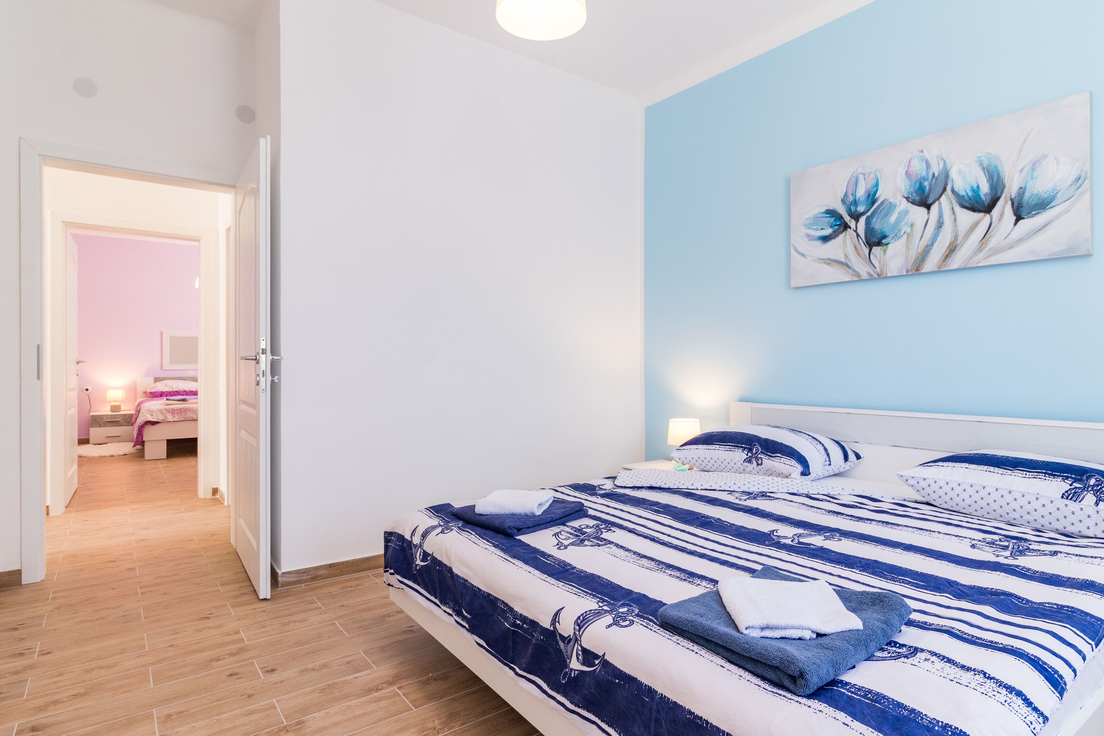 3 bedrooms, iron/ironing board, free WiFi, bed sheets