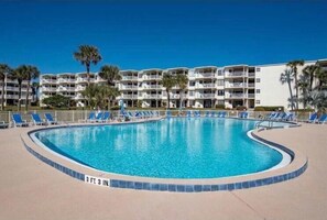 Indoor pool, a heated pool