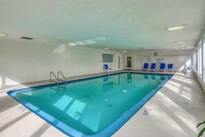 Indoor pool, a heated pool
