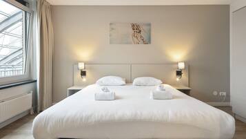 2 slaapkamers, een strijkplank/strijkijzer, wifi, beddengoed