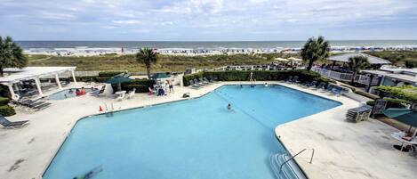 Indoor pool, a heated pool