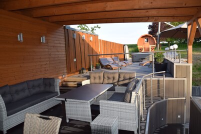 Wellnessburg Charlotte im Südharz mit Sauna und Whirlpool