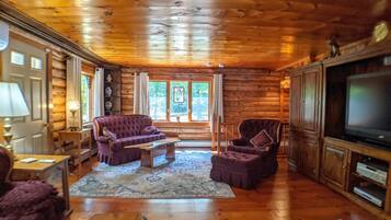 TV, DVD player, table tennis, books