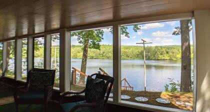 The Log Cabin on Cawley Pond