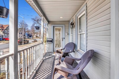 A Bonnie Place rear yard driveway, All Star Village, Colleges Oneonta & Hartwick