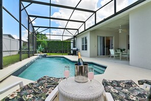 Outdoor pool, a heated pool - Family Disney Paradise with pool & game room 🥰 (Davenport)