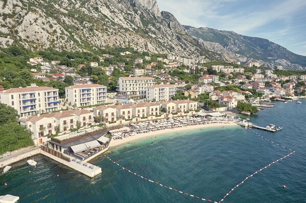 Accommodatie ligt op het strand