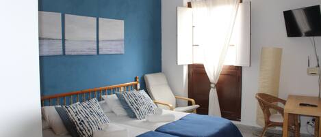 1 bedroom, iron/ironing board, travel crib, free WiFi