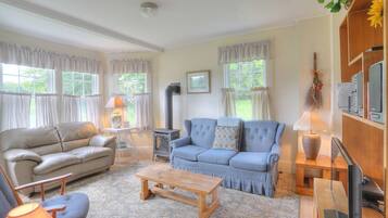 Télévision, cheminée