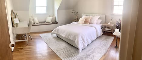 4 habitaciones, escritorio, wifi y ropa de cama