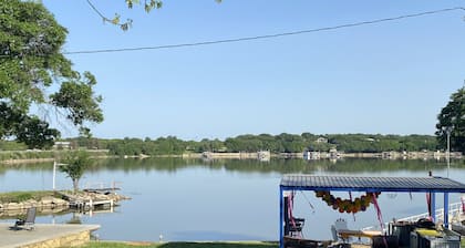 Lake front guest cabin with a boat ramp and dock. Bring your boat
