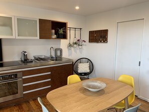 Private kitchen - 1 bedroom character cottage (Okarito)