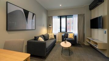 公寓, 1 間臥室 | 客廳 | LED 電視