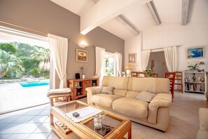 Smart TV, chimenea, reproductor de DVD y libros 