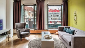 Luxury Apartment, 1 Bedroom, Terrace | City view