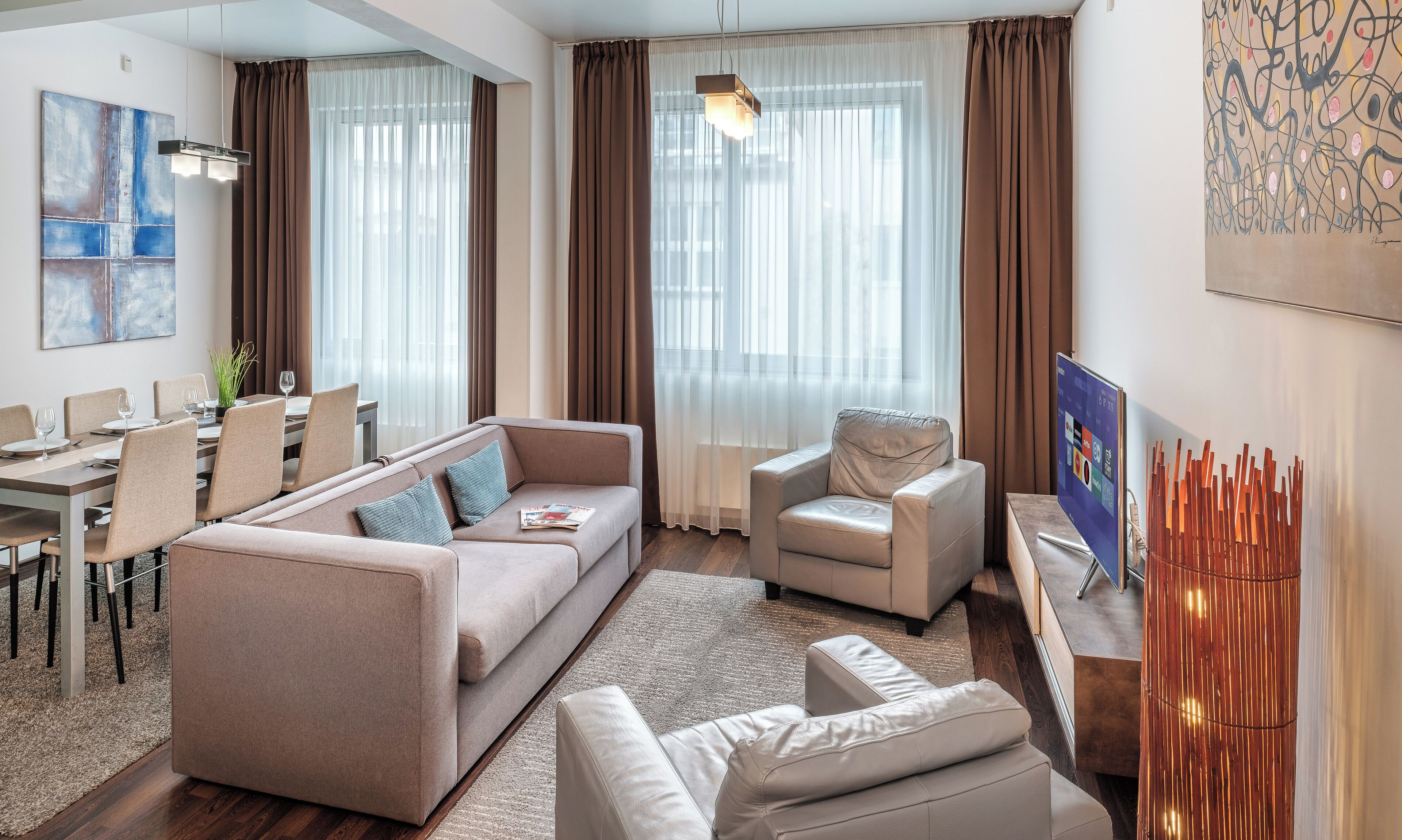 Luxury Apartment, 2 Bedrooms | Living area