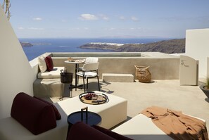 Suite Premium, piscine privée (Caldera View) | Terrasse/Patio