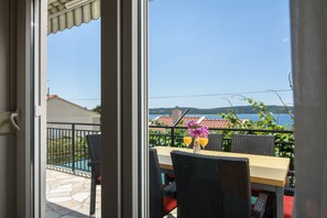 Apartment, Multiple Beds | Balcony - A3 90m2 apt W.shared Pool & Balcony,next to Beach (Trogir)