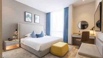 1 phòng ngủ, minibar, két bảo mật tại phòng, bàn