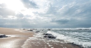 Uitzicht op strand/zee