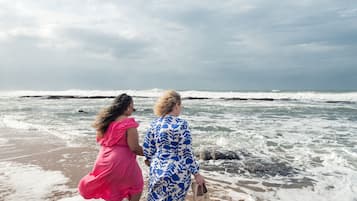 Vue sur la plage/lâocĂ©an