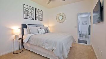 3 bedrooms, iron/ironing board, travel crib, WiFi