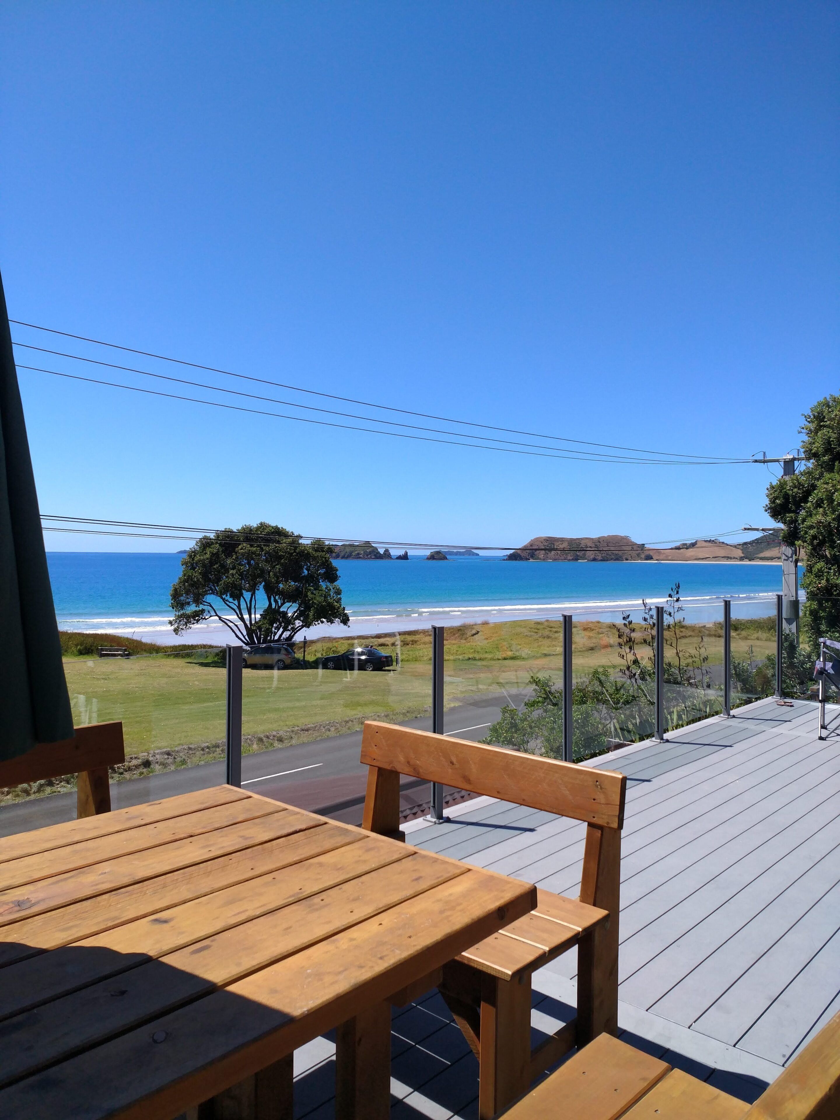 From the deck outdoor dining table