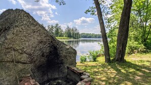 Property grounds - Lakes End Log Cabin on Lake Wicwas! (Meredith)