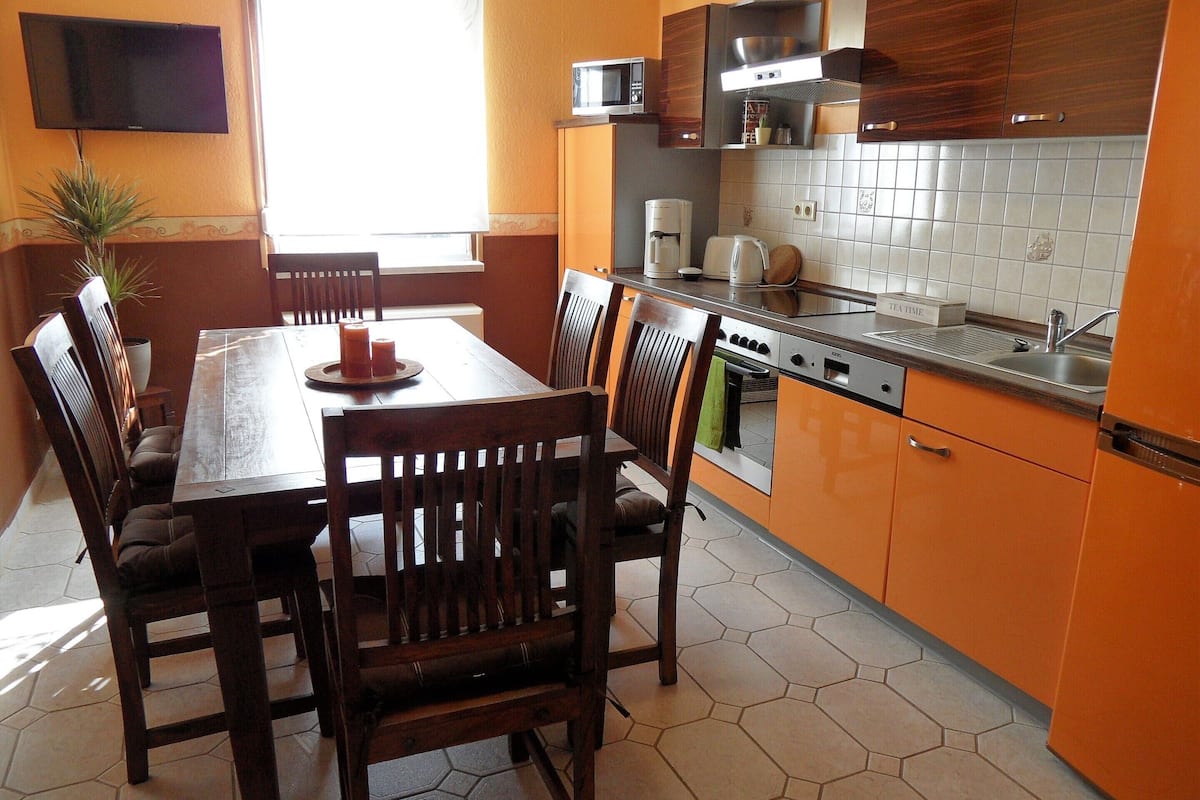 Departamento estándar, baño privado, vista al río (Ferienwohnung 2) | Cocina compartida