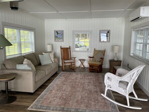 Smart TV, books, stereo - Oceanfront private beach single family cottage. (Sullivan)