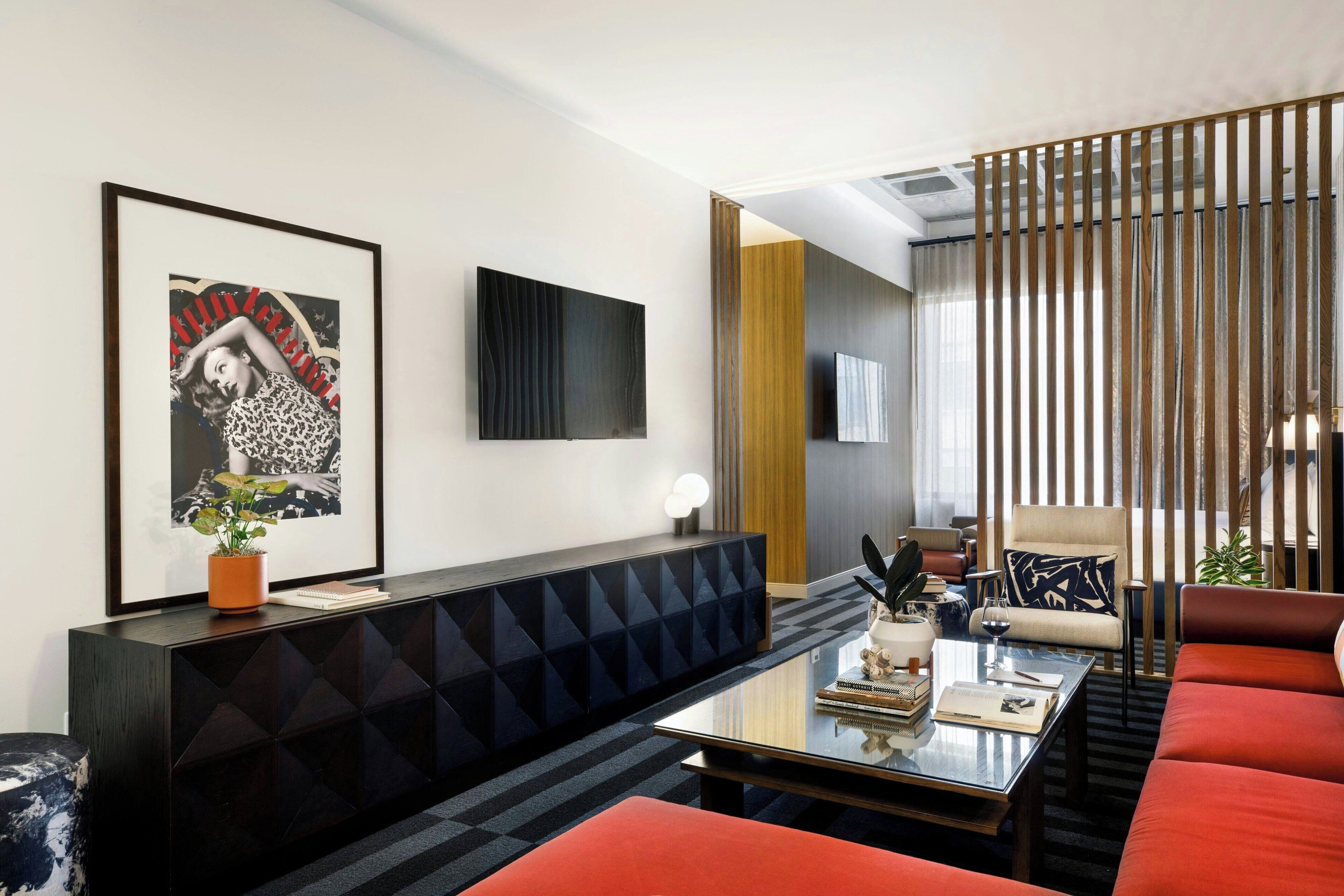 55-inch flat-screen tv with cable channels, tv, netflix