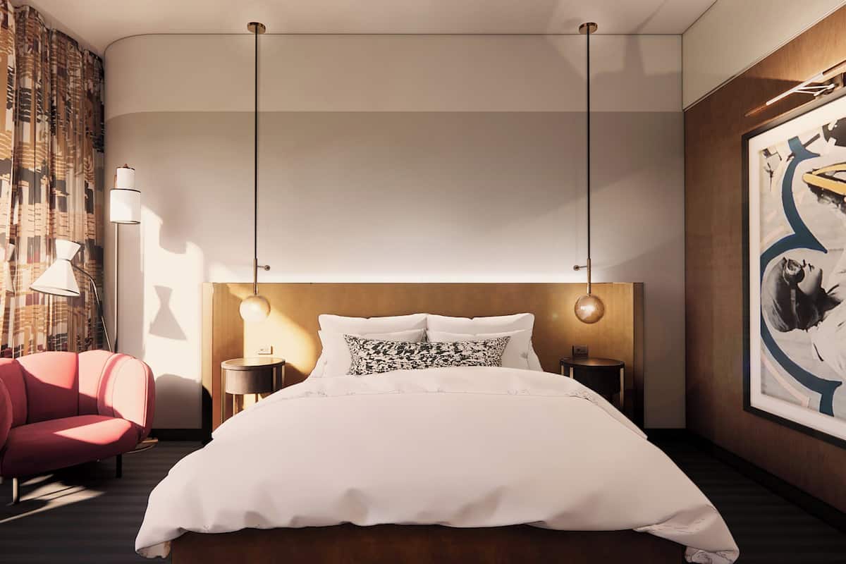 Zimmer, 1 King-Bett | 1 Schlafzimmer, Minibar, Bügeleisen/Bügelbrett, kostenlose Babybetten