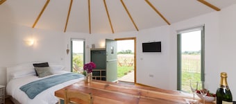 A quaint, traditional hut in the heart of the Isle of Wight countryside.