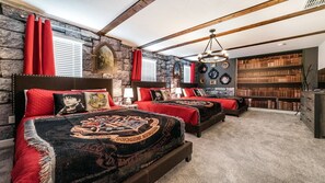 9 dormitorios, tabla de planchar con plancha, wifi y ropa de cama