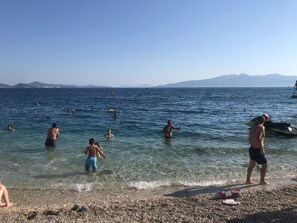 Tæt på stranden