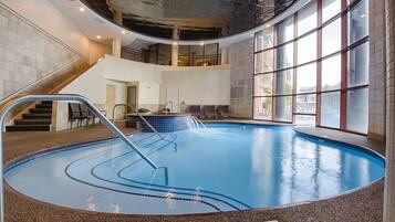 Indoor pool, outdoor pool