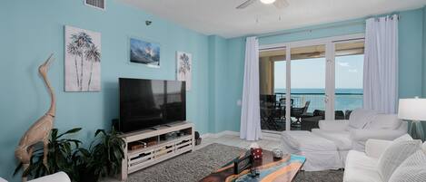 Smart TV, DVD player, books